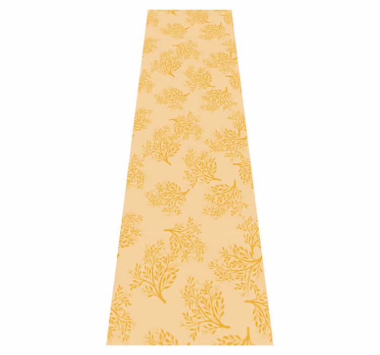 Bedroom vinyl carpet nordic orange trees design - TenStickers