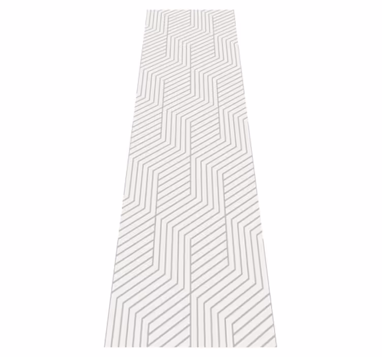 Bedroom vinyl carpet in modern octagon design - TenStickers