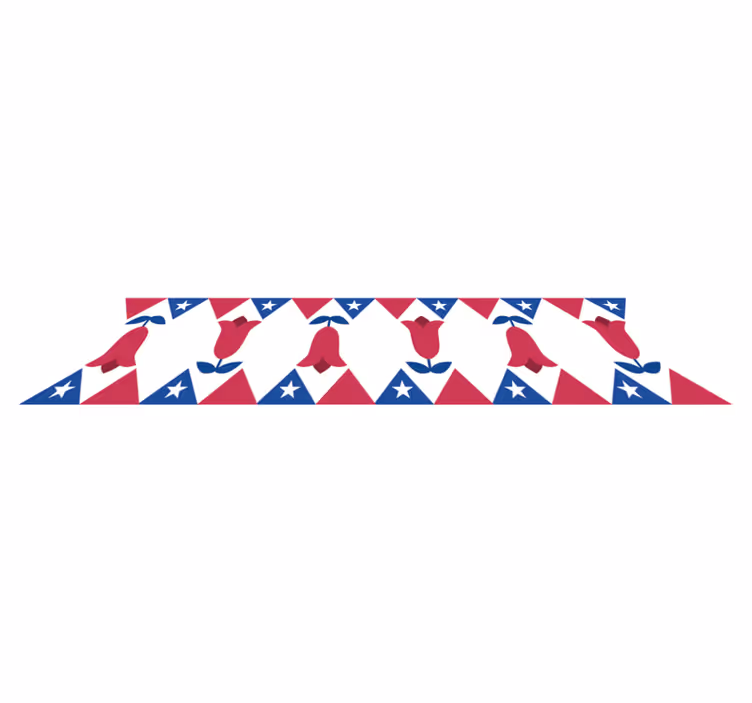 Copihue bedroom vinyl carpet - TenStickers