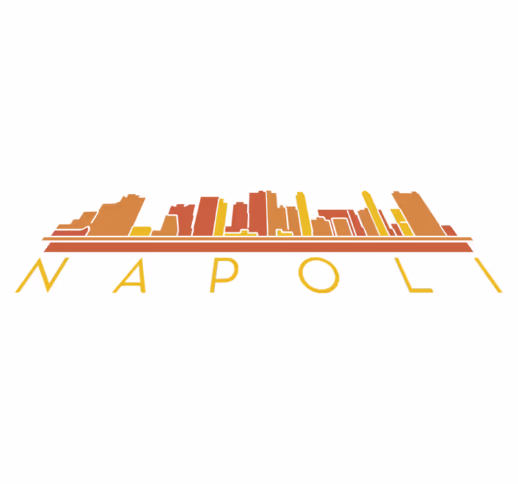Bedroom vinyl carpet napoli skyline - TenStickers