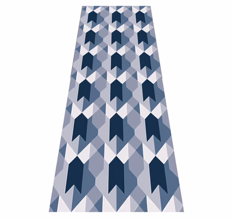 Nordic vinyl carpet in geometric copenhagen style - TenStickers