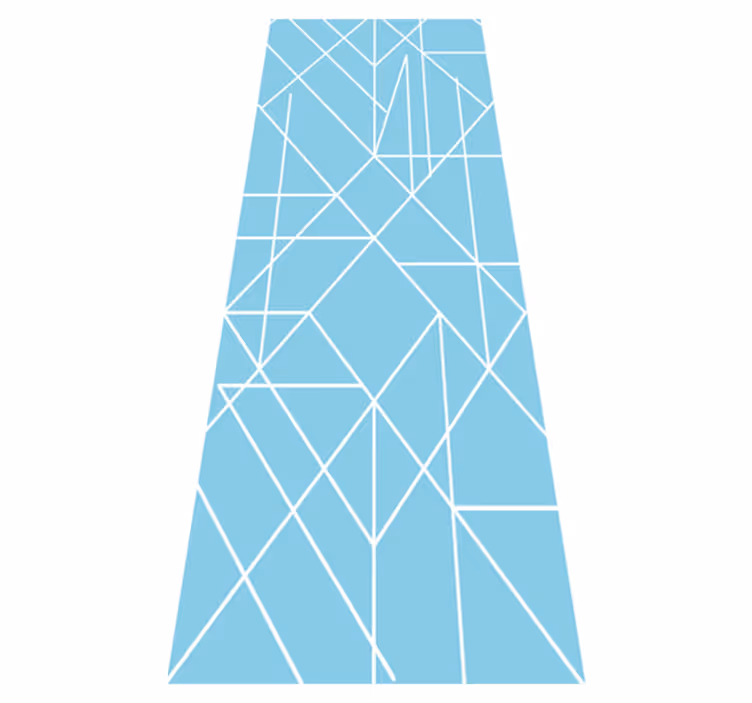 Nordic vinyl carpet nordic geometric mosaic - TenStickers