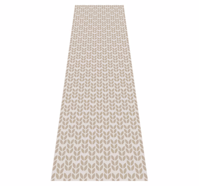 Nordic vinyl carpet with subtle uneven stripes - TenStickers