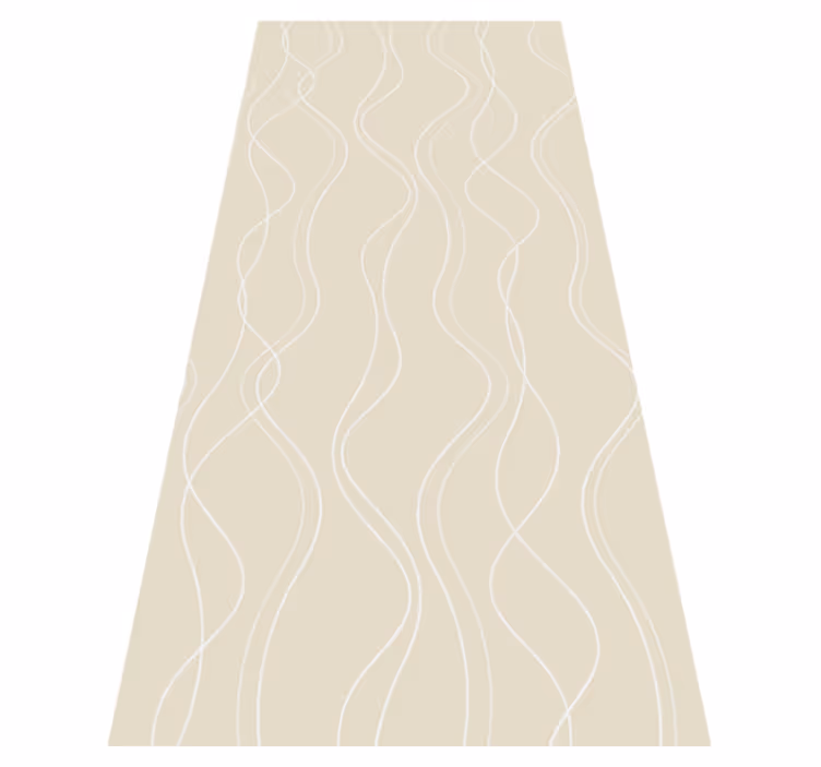 Nordic vinyl carpet in scandinavian white and beige - TenStickers