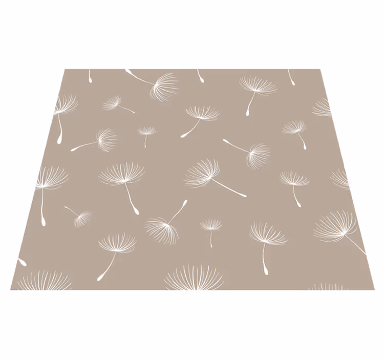 Nature vinyl carpet dandelion quilt - TenStickers