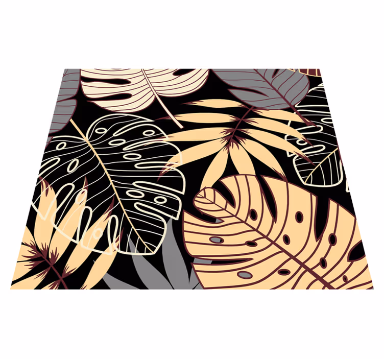 Nature vinyl carpet tropical jungle wallpaper - TenStickers