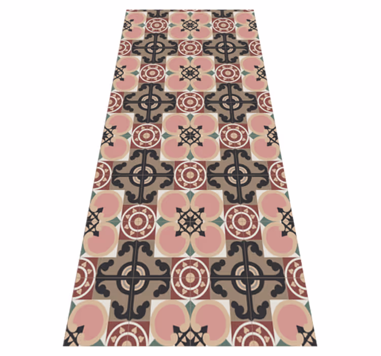 Vintage vinyl carpet toledo tiles design - TenStickers