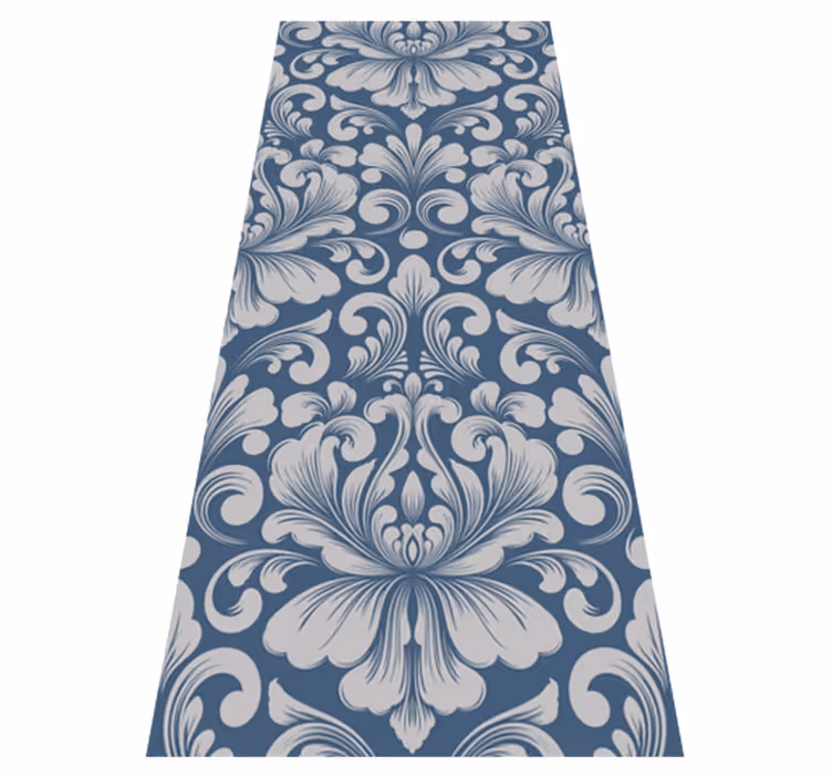 Vintage vinyl carpet classic damask pattern - TenStickers