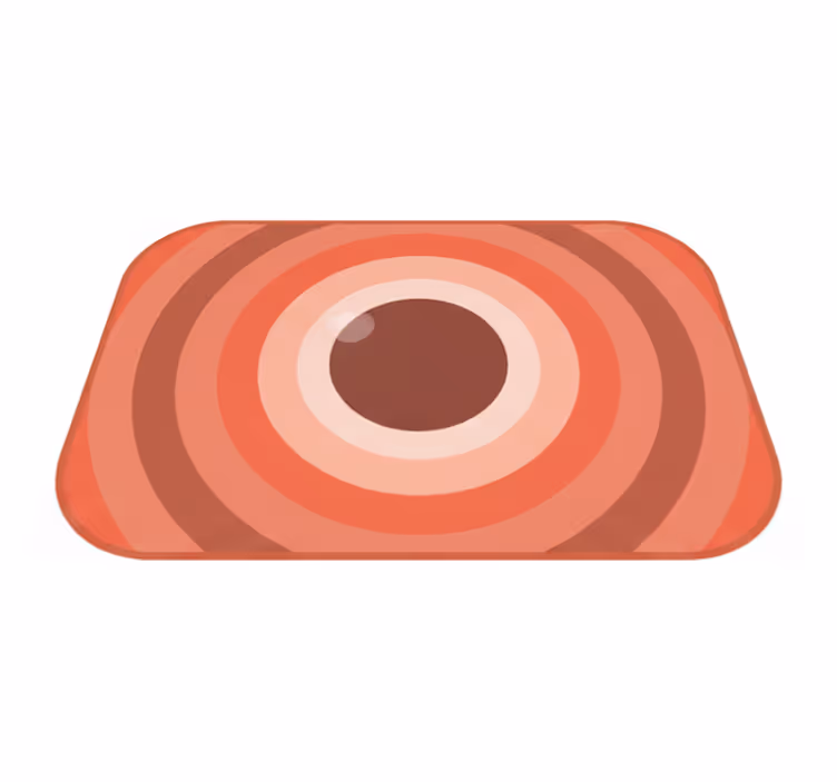 Modern vinyl carpet terra rosa - TenStickers
