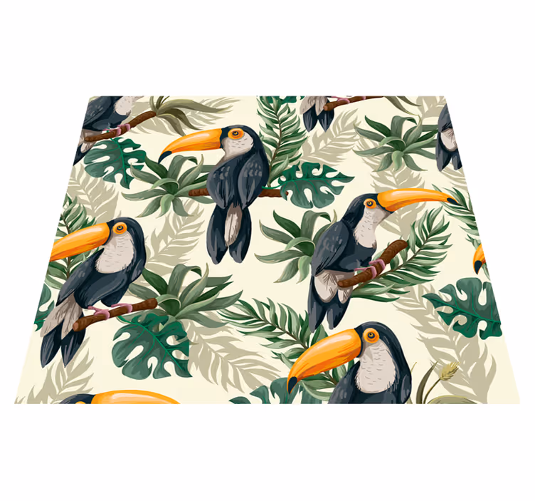 Jungle animal vinyl carpet - TenStickers