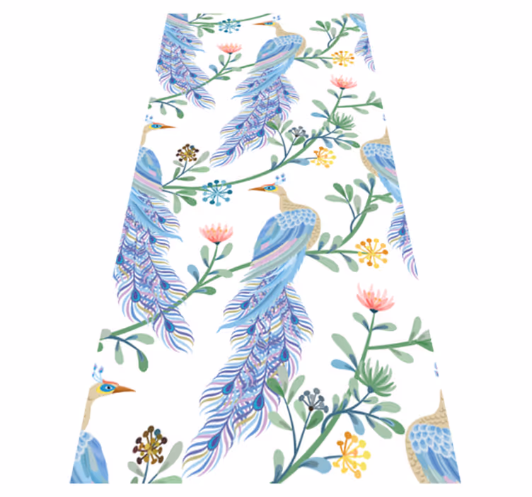 Animal vinyl carpet birds in paradise design - TenStickers
