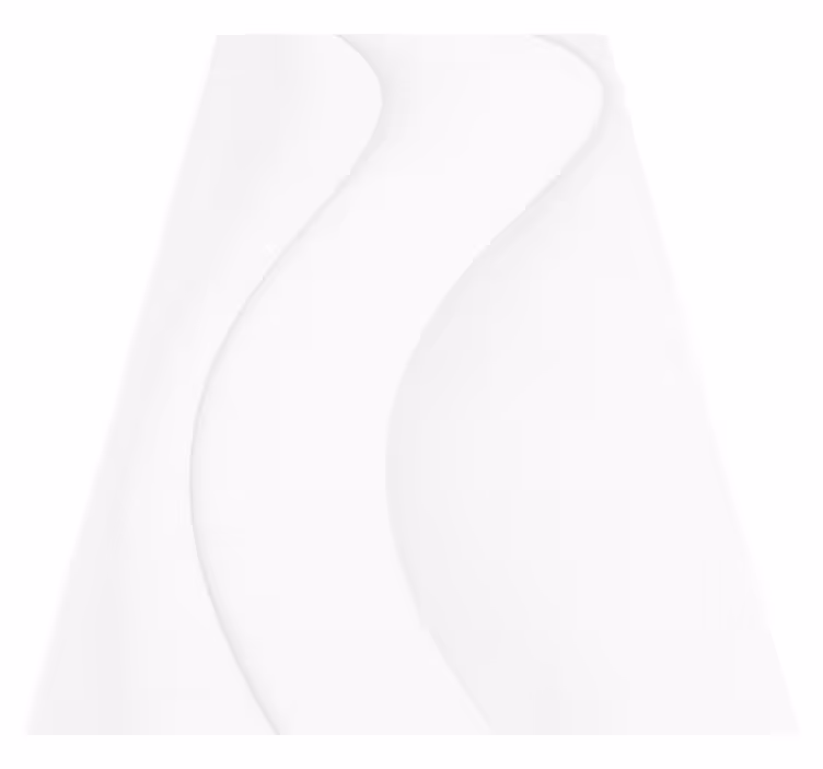 Modern vinyl carpet in white contemporary shapes - TenStickers