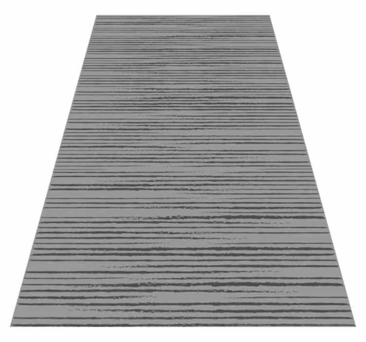 Modern vinyl carpet striped gray - TenStickers
