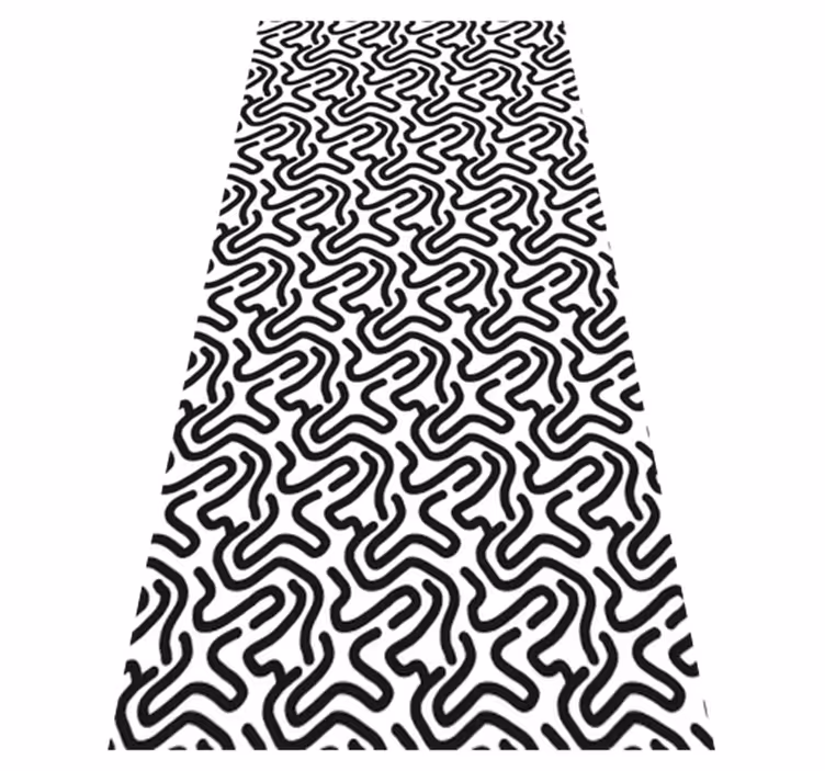 Maze pattern texture vinyl carpet - TenStickers