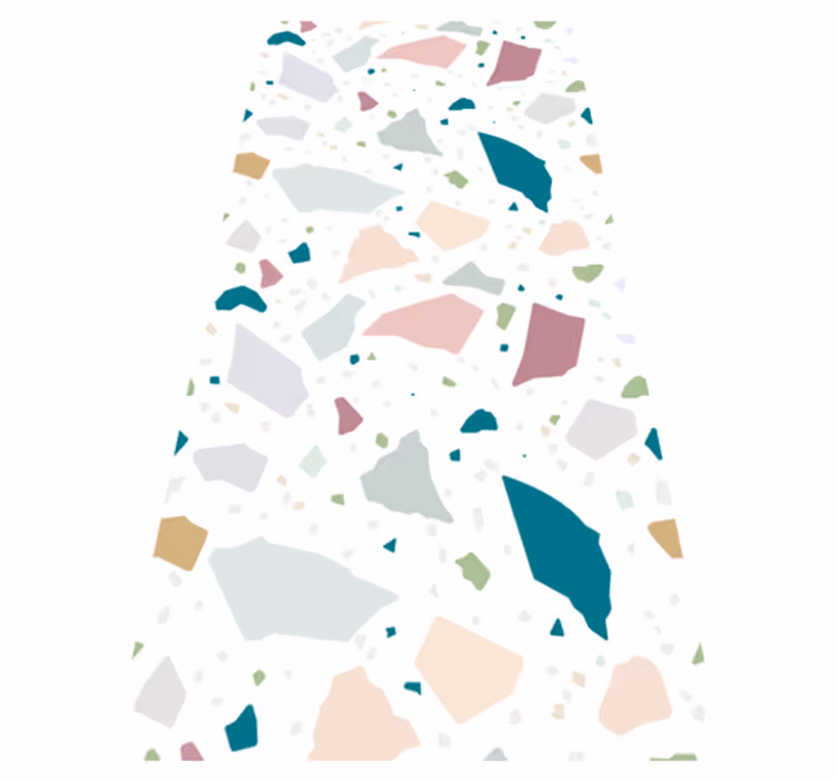 Texture vinyl carpet mediterranean terrazzo design - TenStickers