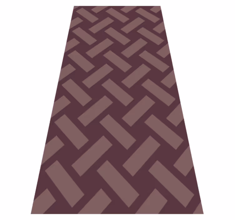 Texture vinyl carpet geometric purple square pattern - TenStickers