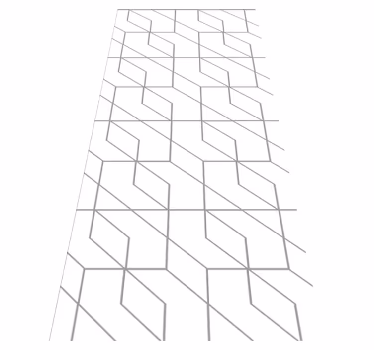 Texture vinyl carpet geometric minimalist white squares - TenStickers