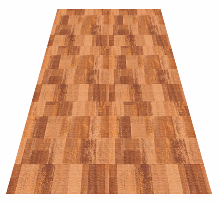 Texture vinyl carpet terracotta squares design - TenStickers