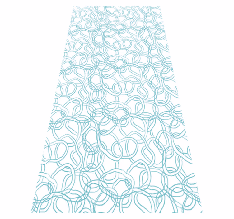 Texture vinyl carpet abstract circular modern - TenStickers