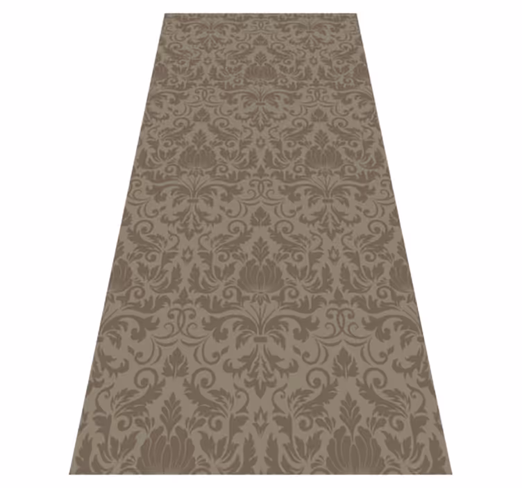 Vintage vinyl carpet velvet flocked design - TenStickers