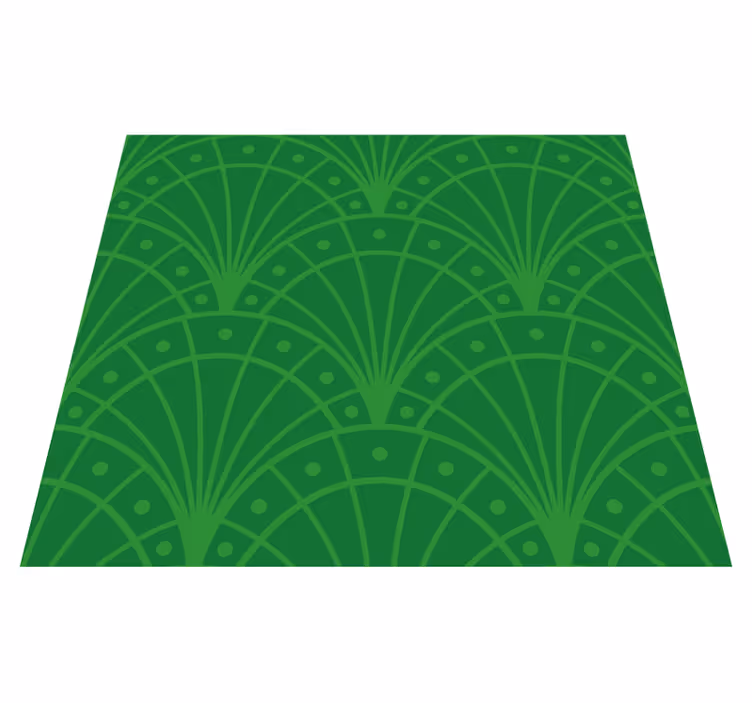 Vintage vinyl carpet in art deco style - TenStickers