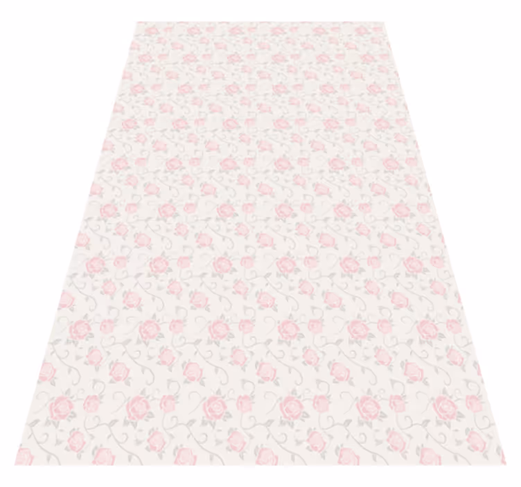 Vintage vinyl carpet little flowers design - TenStickers