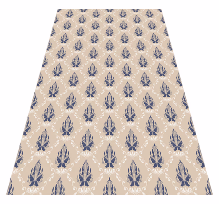 Stencilled vintage vinyl carpet - TenStickers
