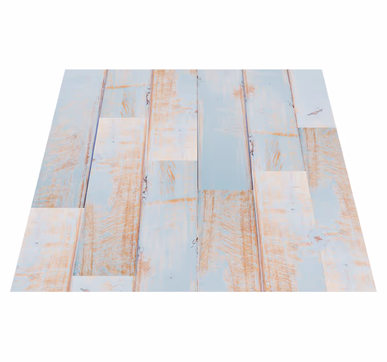 Texture vinyl carpet distressed wood planks - TenStickers