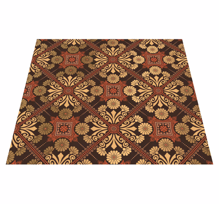 Vintage vinyl carpet vintage wallpaper for bedroom - TenStickers