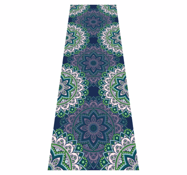 Vintage vinyl carpet stained glass mandala - TenStickers