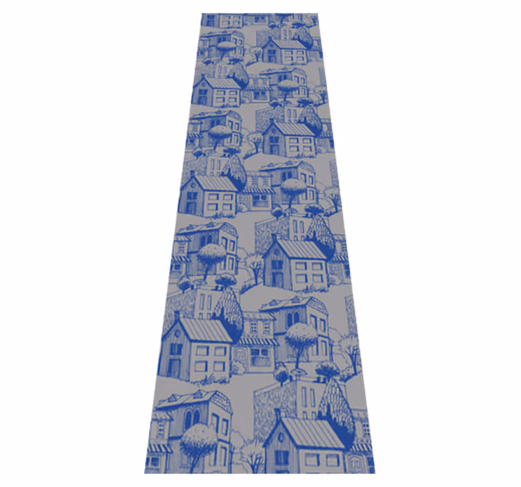 Vintage vinyl carpet inspired by vintage facades - TenStickers