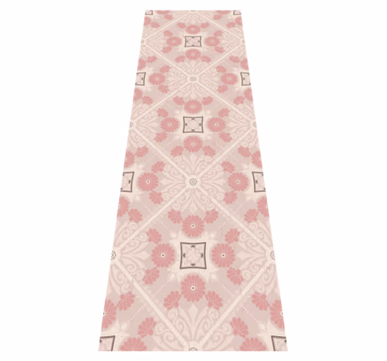 Vintage vinyl carpet in pastel retro design - TenStickers