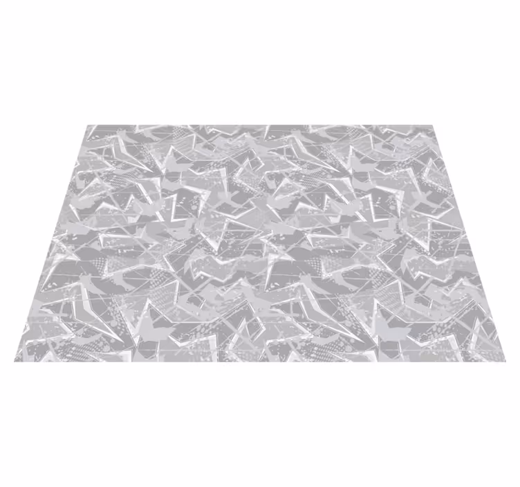 Vintage vinyl carpet gray 80's chic design - TenStickers