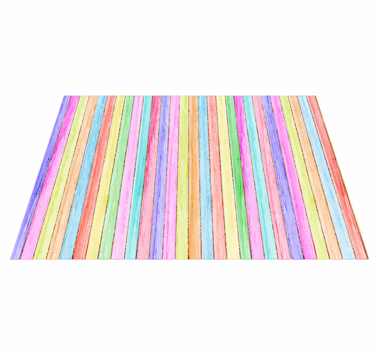 Texture vinyl carpet in wood plank color - TenStickers