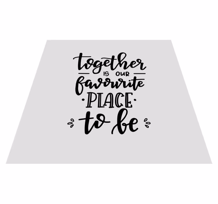 Custom vinyl carpet together - TenStickers