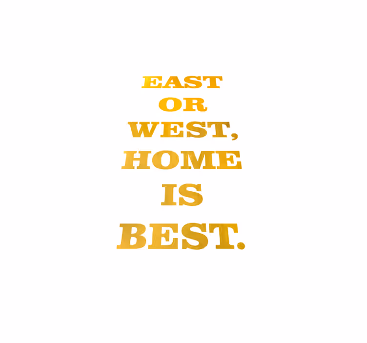 Custom vinyl carpet east or west home is best 3 - TenStickers