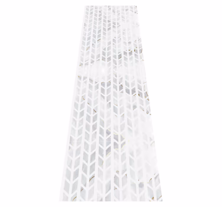 Texture vinyl carpet small gold marble tiles - TenStickers