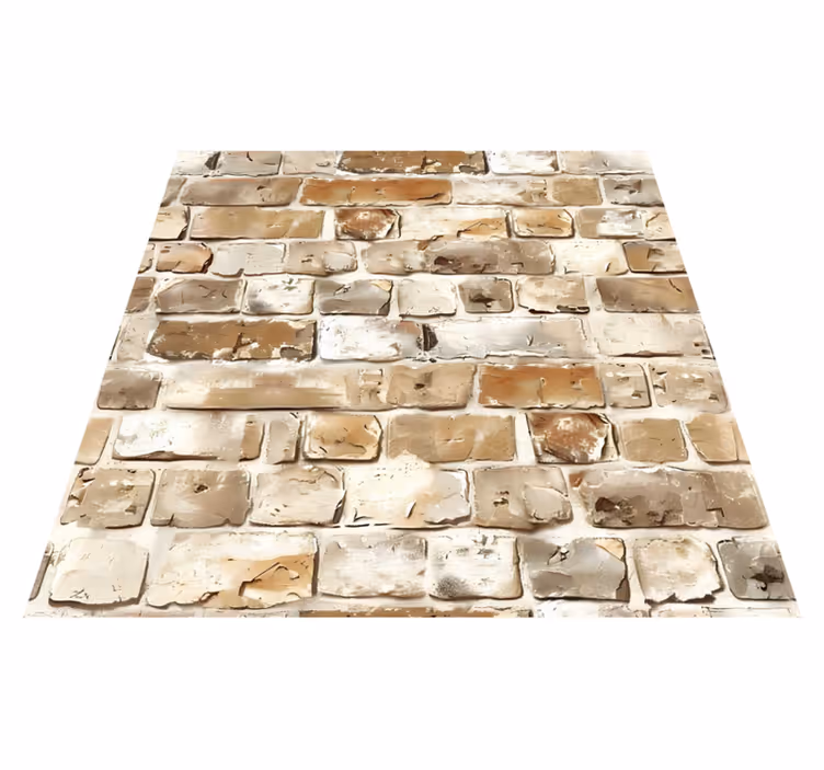 Worn material texture vinyl carpet - TenStickers
