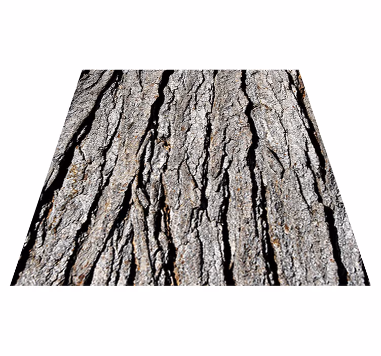 Texture vinyl carpet with realistic bark design - TenStickers