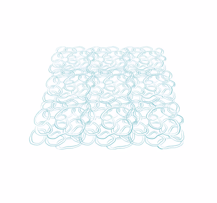 Geometric vinyl carpet abstract circular modern - TenStickers