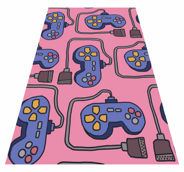 Game vinyl carpet retro controller design - TenStickers