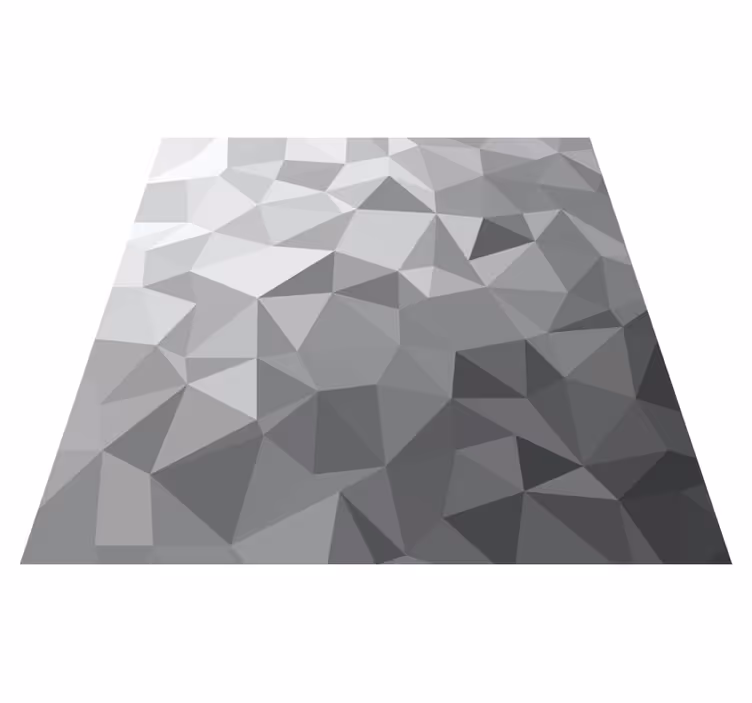 Entrance hall vinyl carpet in varying shades of grey - TenStickers