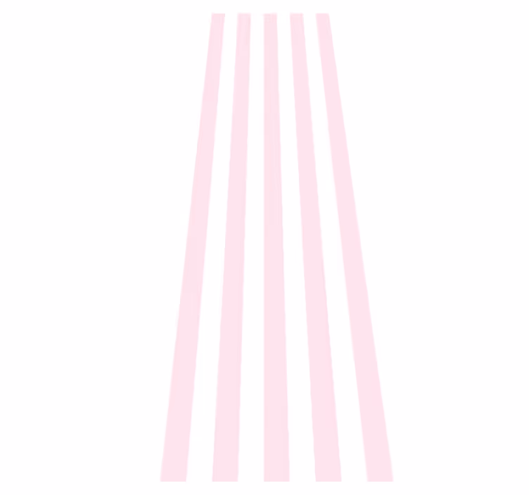 Hallway vinyl carpet in nordic pink and white - TenStickers