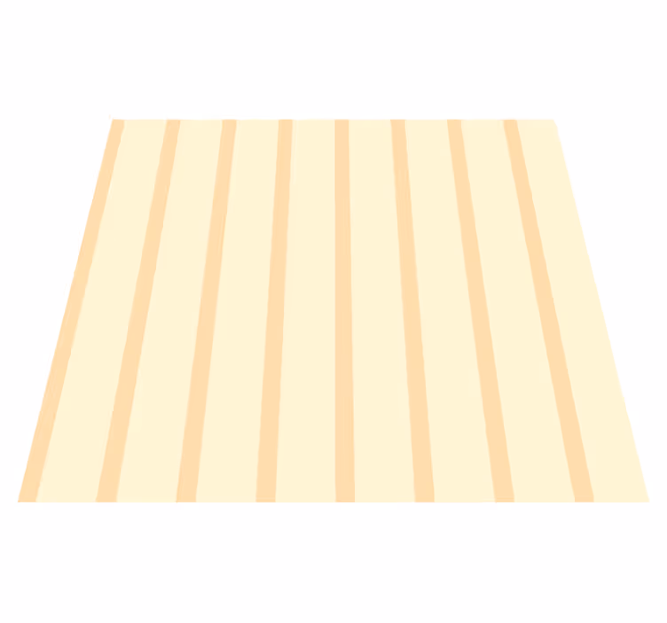 Hallway vinyl carpet with thin beige vertical stripes - TenStickers