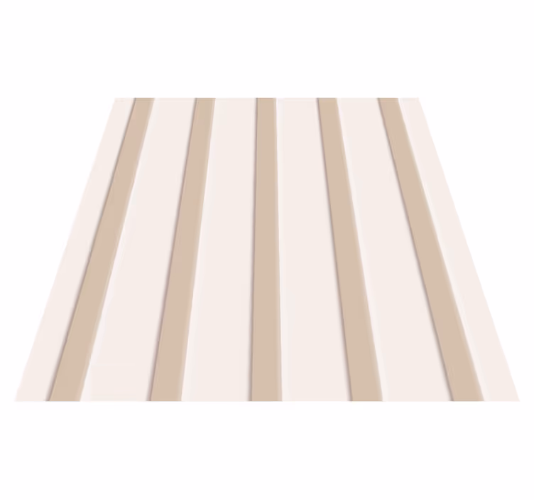 Hallway vinyl carpet beige stripes - TenStickers