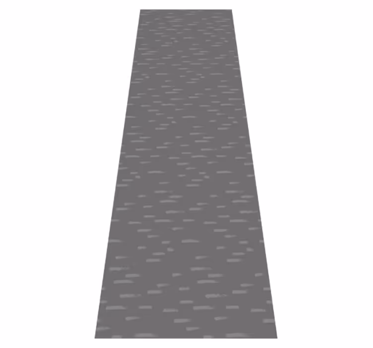 Hallway vinyl carpet in minimalistic grey stripes - TenStickers