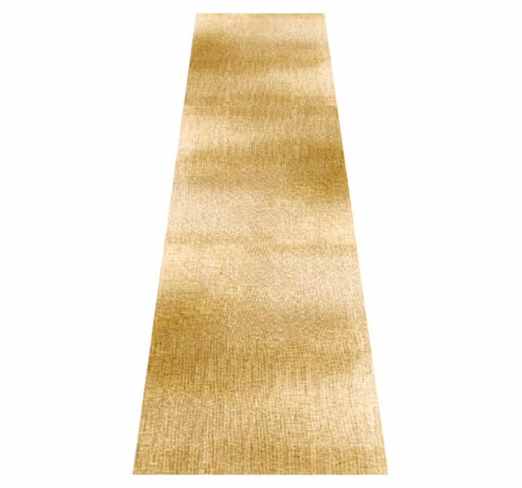 Golden effect hallway vinyl carpet - TenStickers