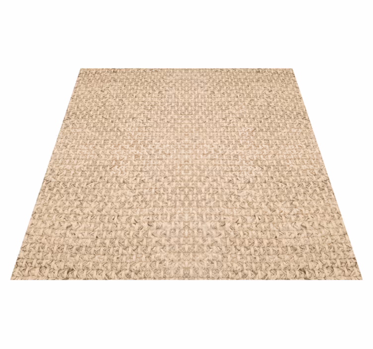 Beige vinyl carpet in beige fabric design - TenStickers