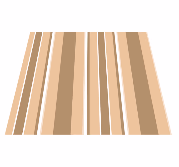 Beige vinyl carpet in tropical colors palette - TenStickers