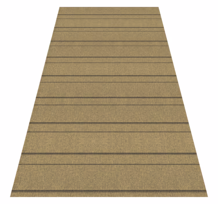 Beige vinyl carpet with beige stripes - TenStickers